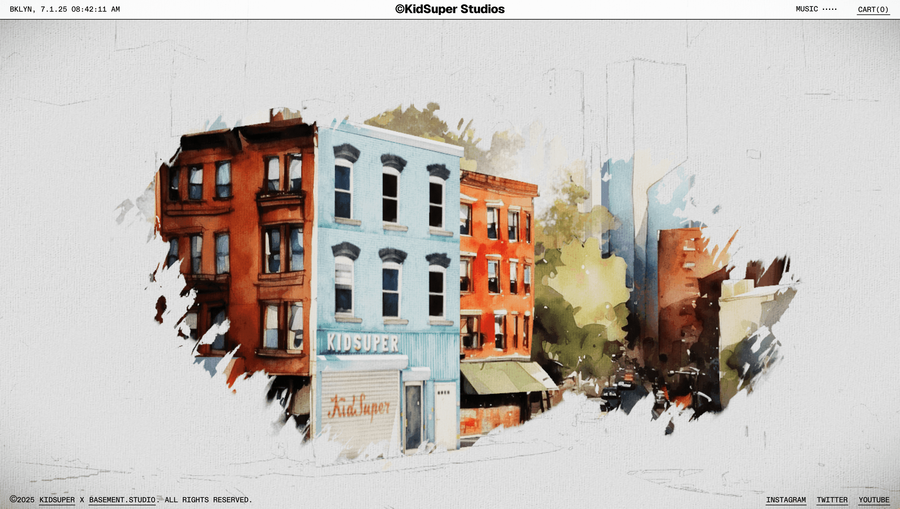 Kidsuper — E-commerce, Minimal website design