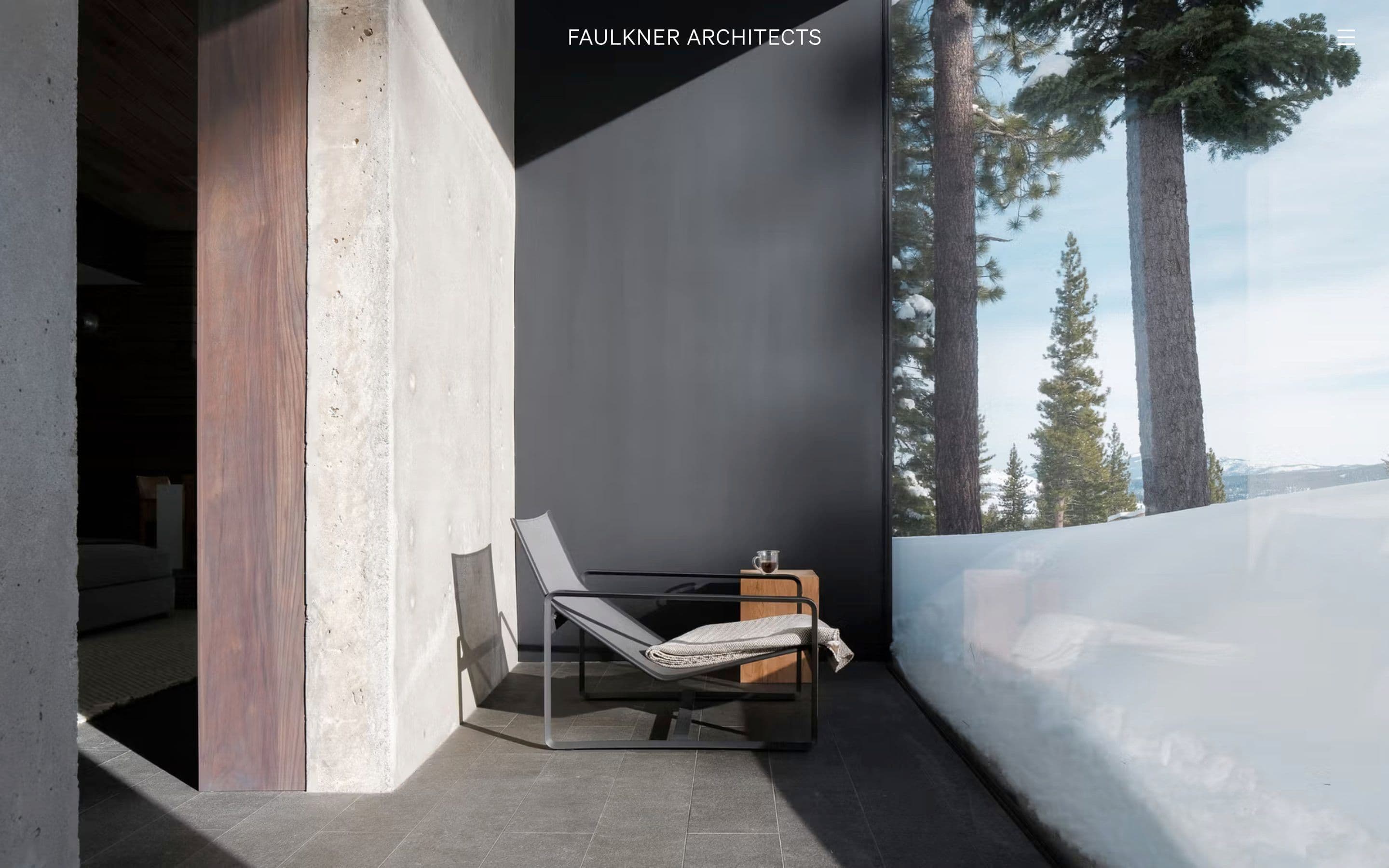 Faulkner Architects — Real Estate, Portfolio website design
