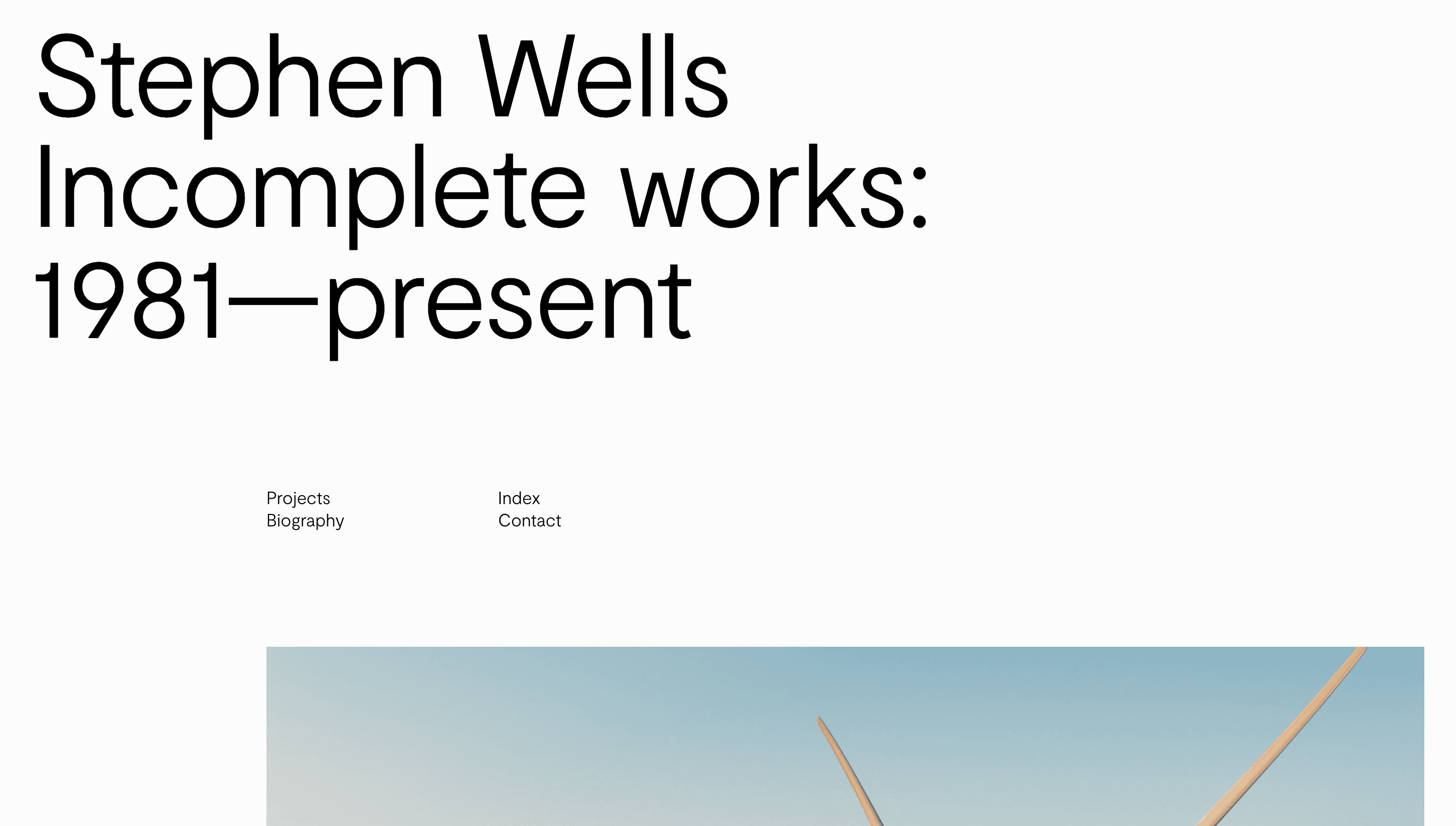 Stephen Wells — Art, Motion website design
