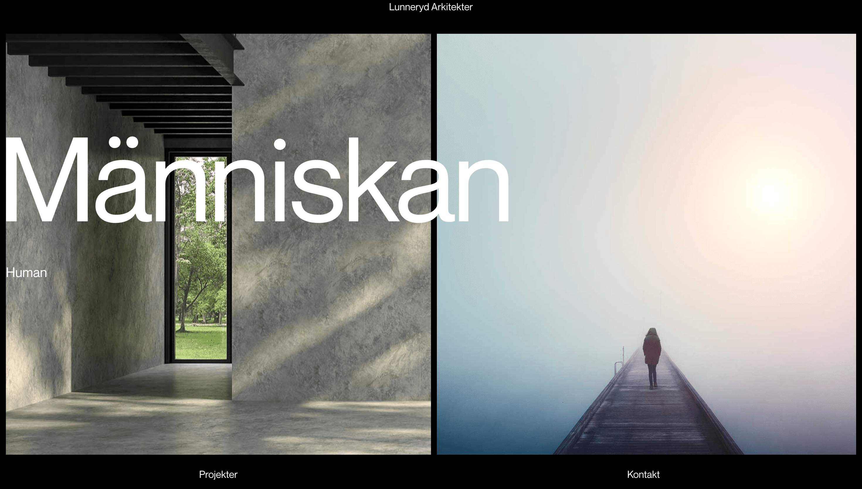 Lunneryd Arkitekter — Agency, Portfolio website design