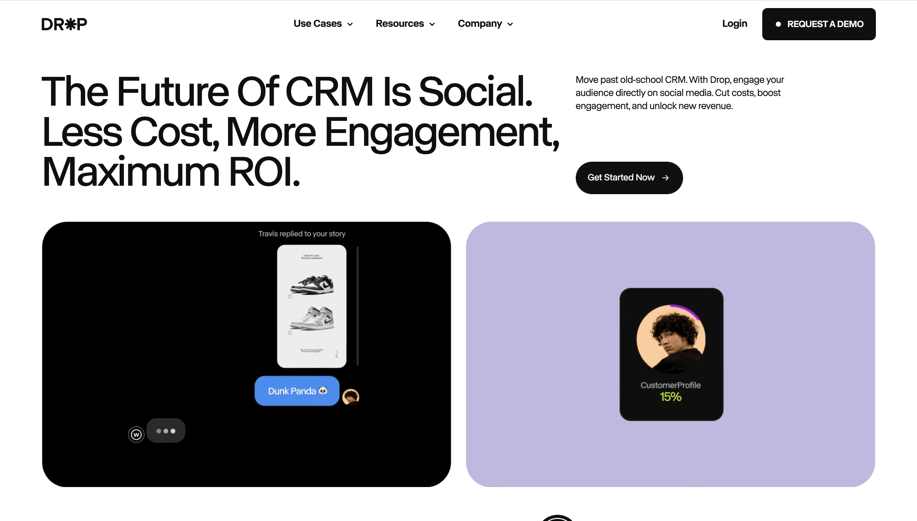 Drop — E-commerce, SaaS website design
