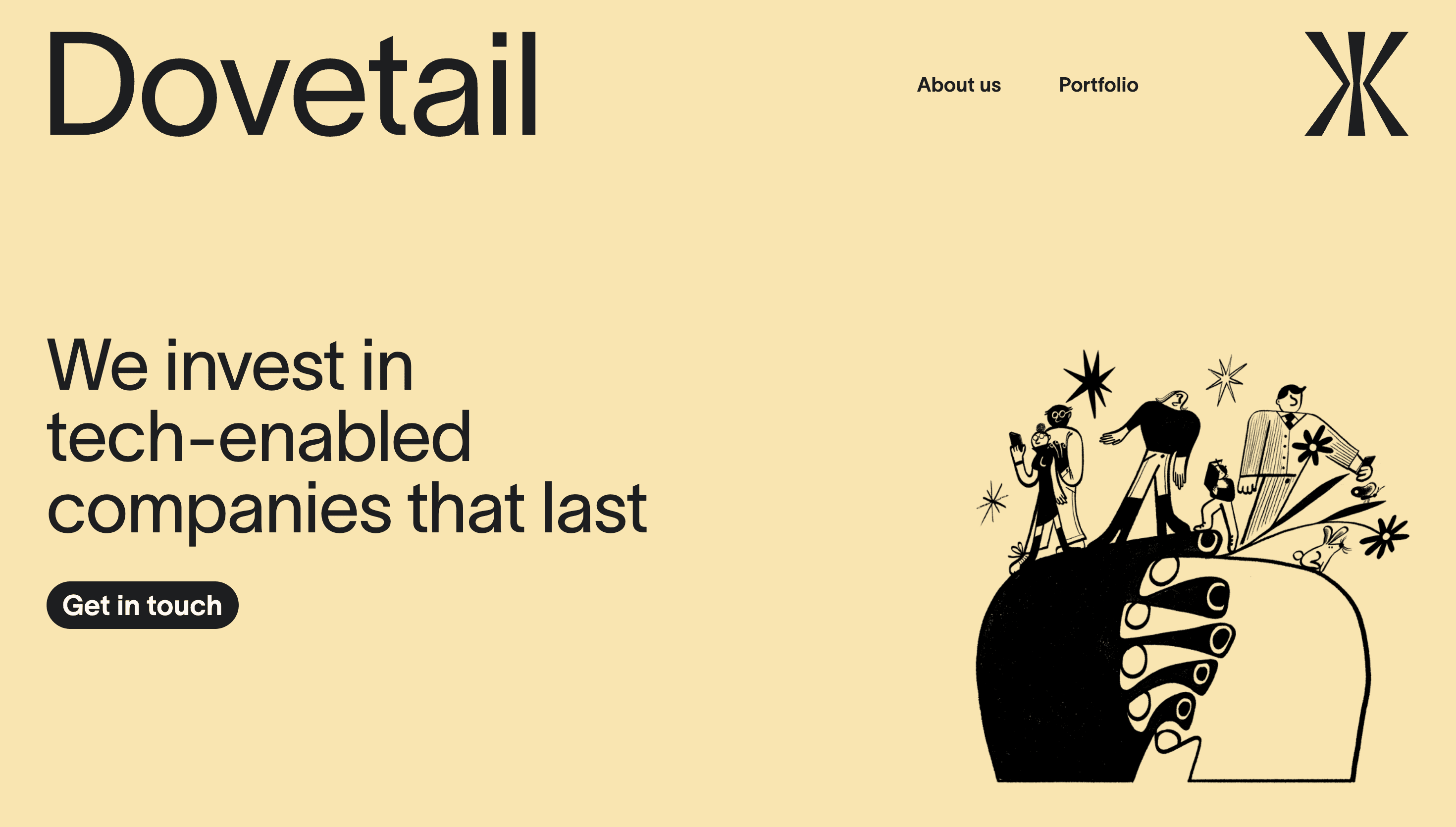 Dovetail — Tech, Startup website design