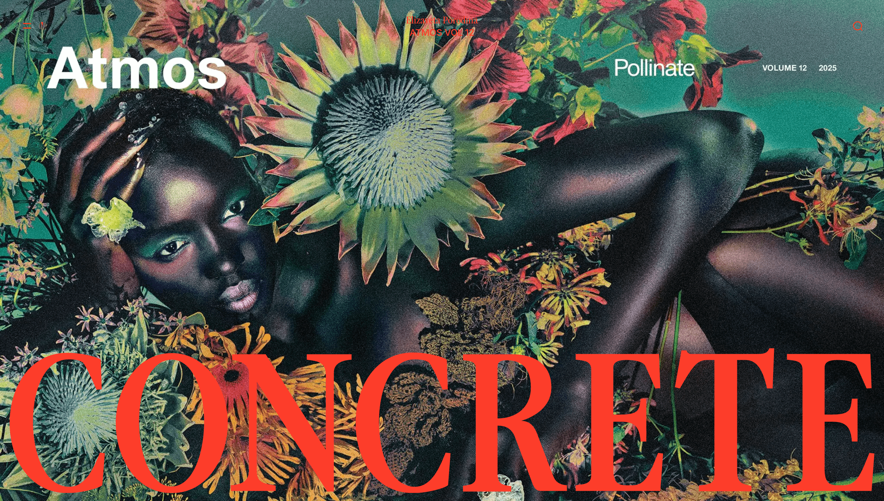 Concrete Rep. — Agency, Art website design