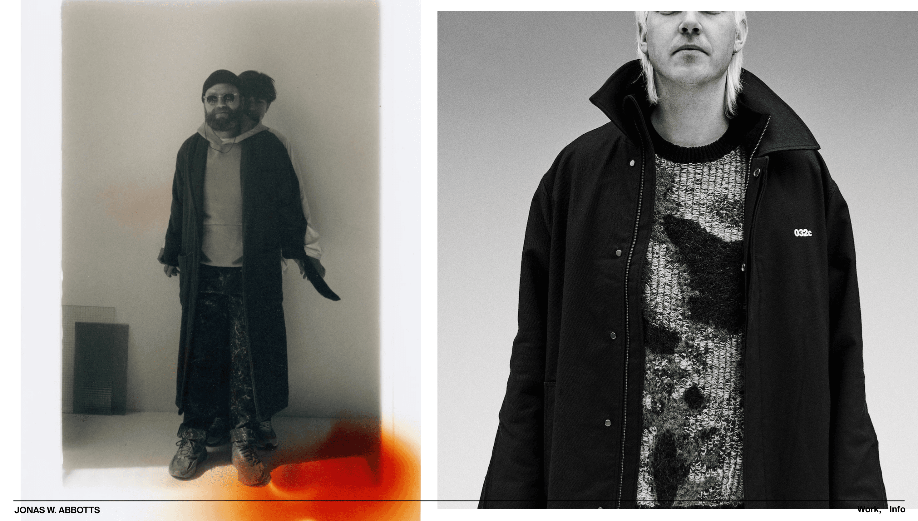 Jonas W. Abbotts — Fashion, Designer website design