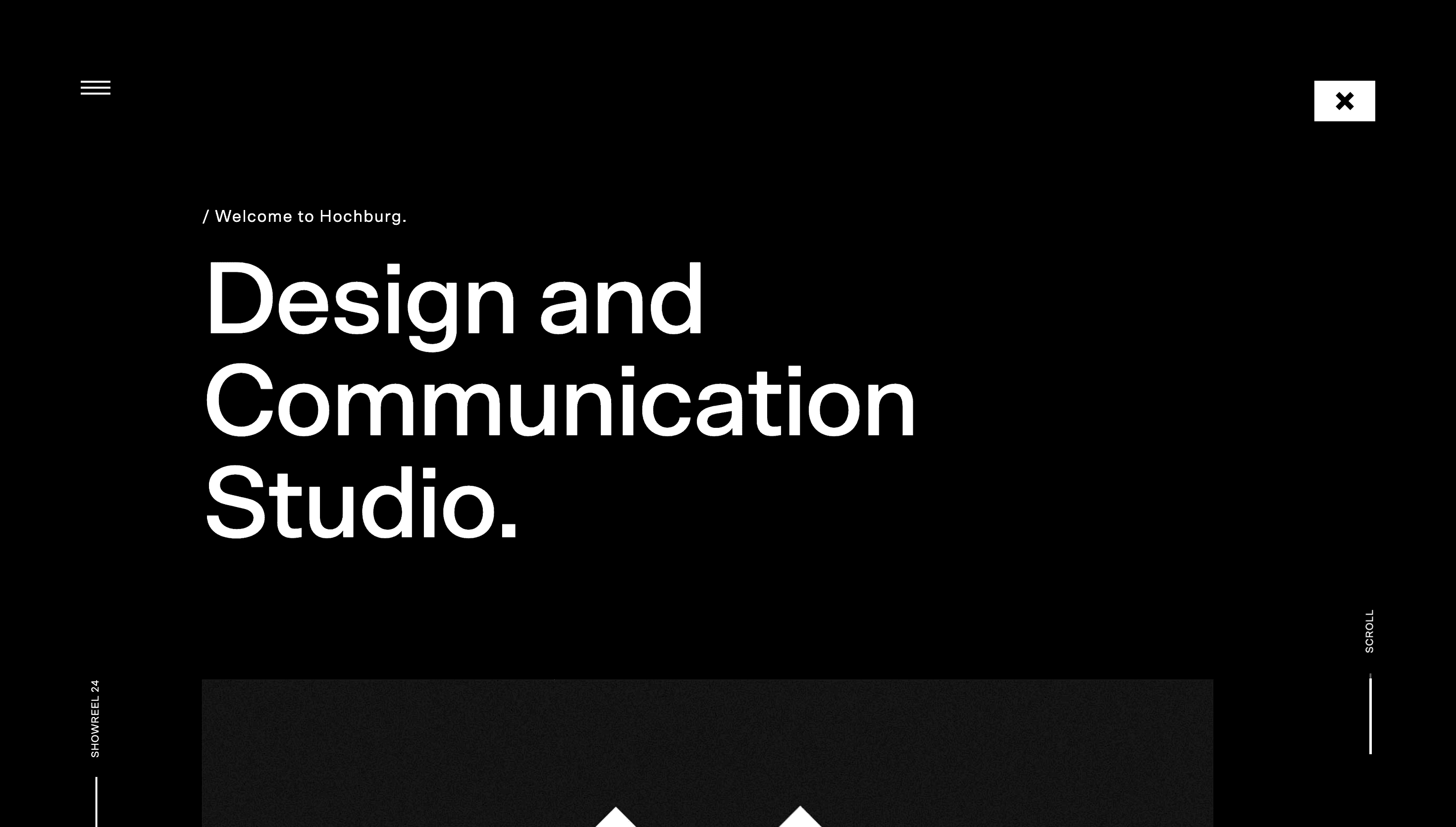 Hochburg — Agency, Branding website design