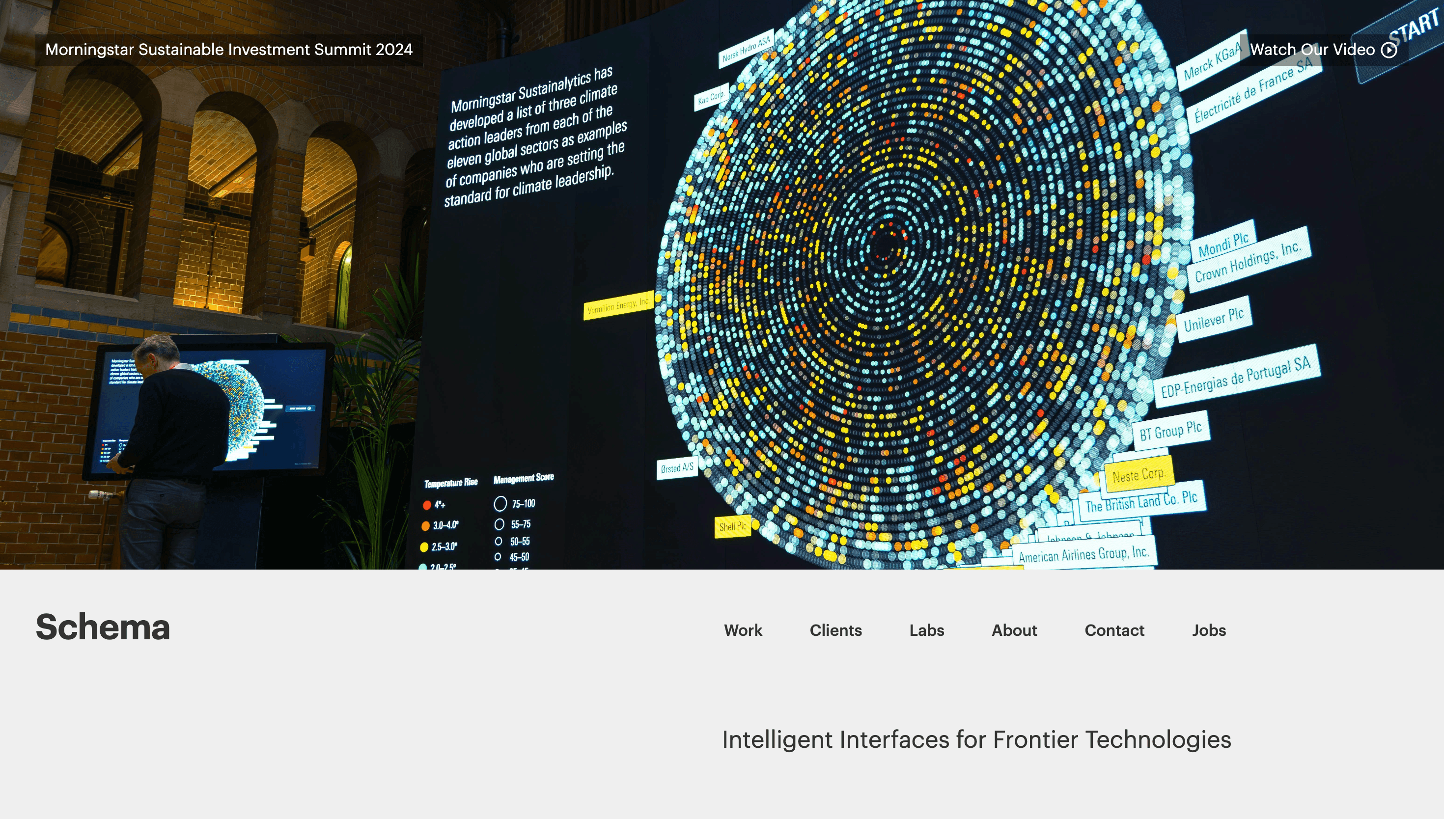 Schema Design — Tech, Startup website design