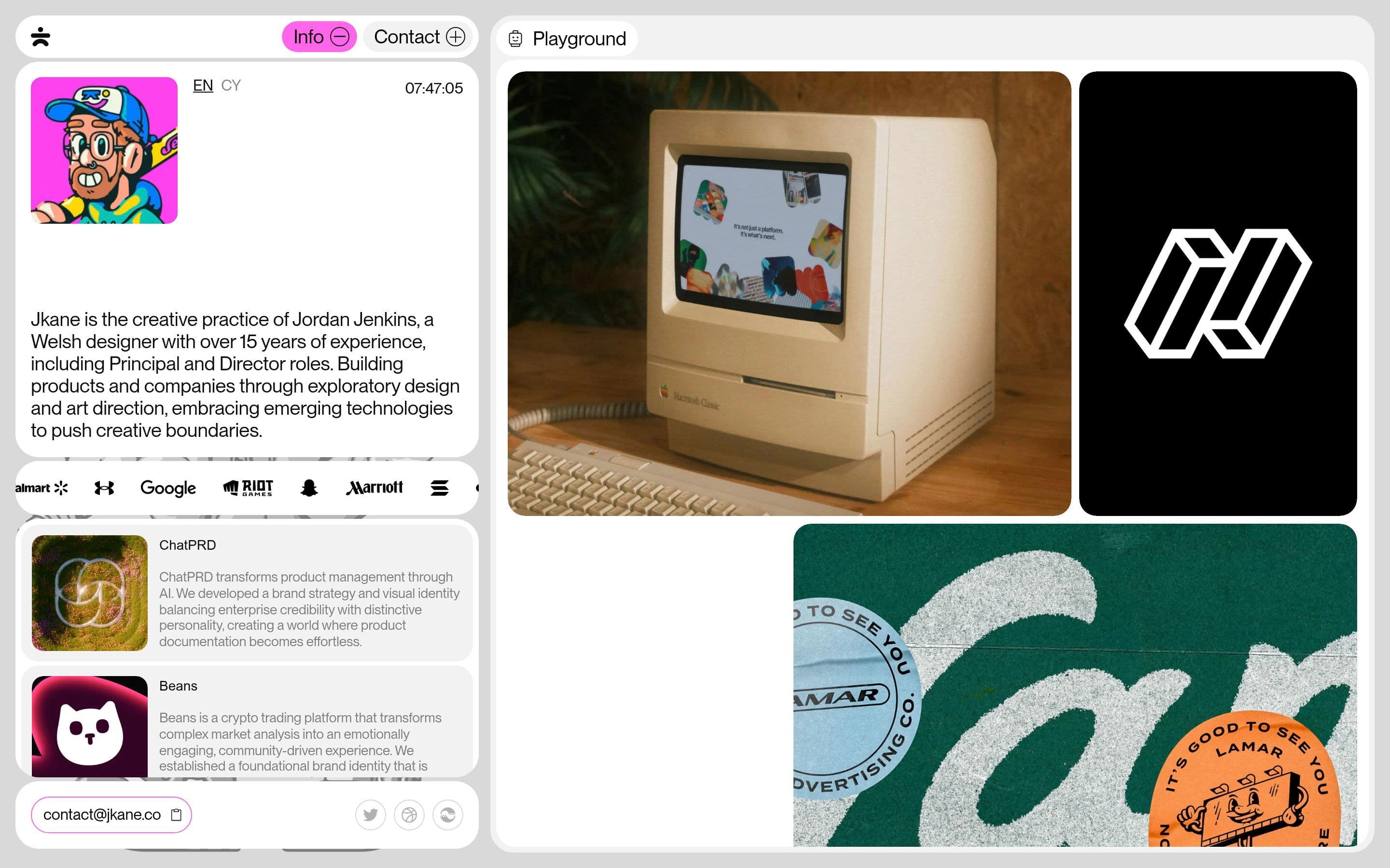 Jordan Jenkins — Designer, Graphic Designer website design