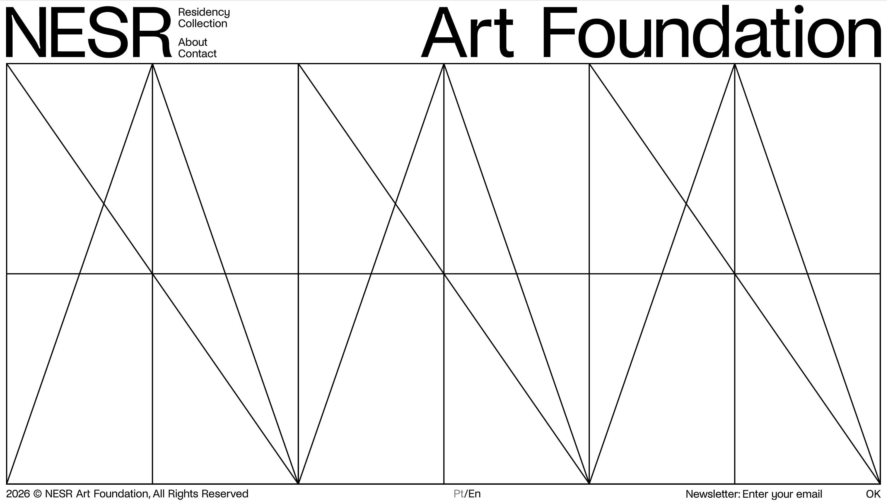 NESR Art Foundation — Art, Education website design
