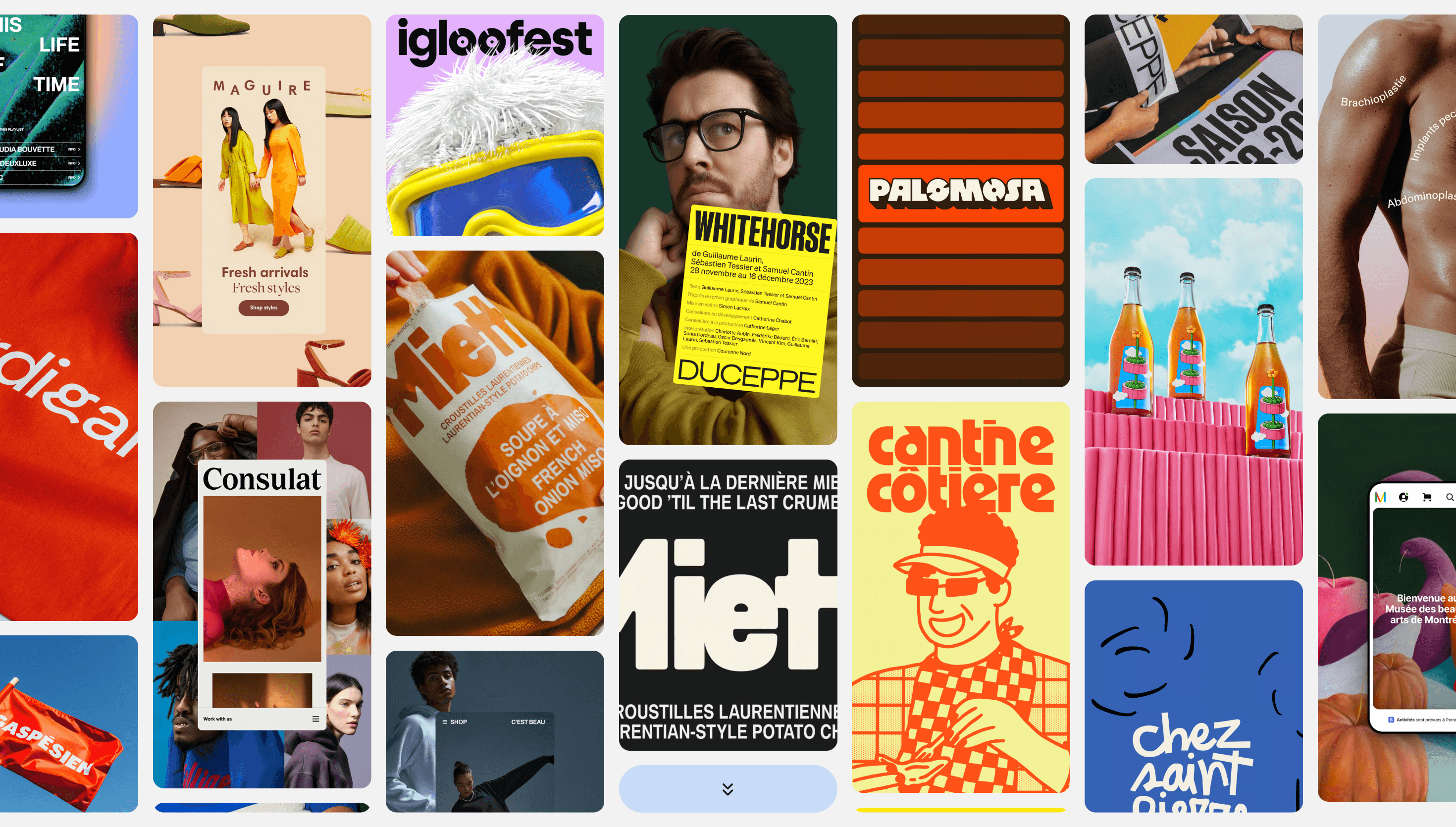 Deux Huit Huit — Agency, Studio website design