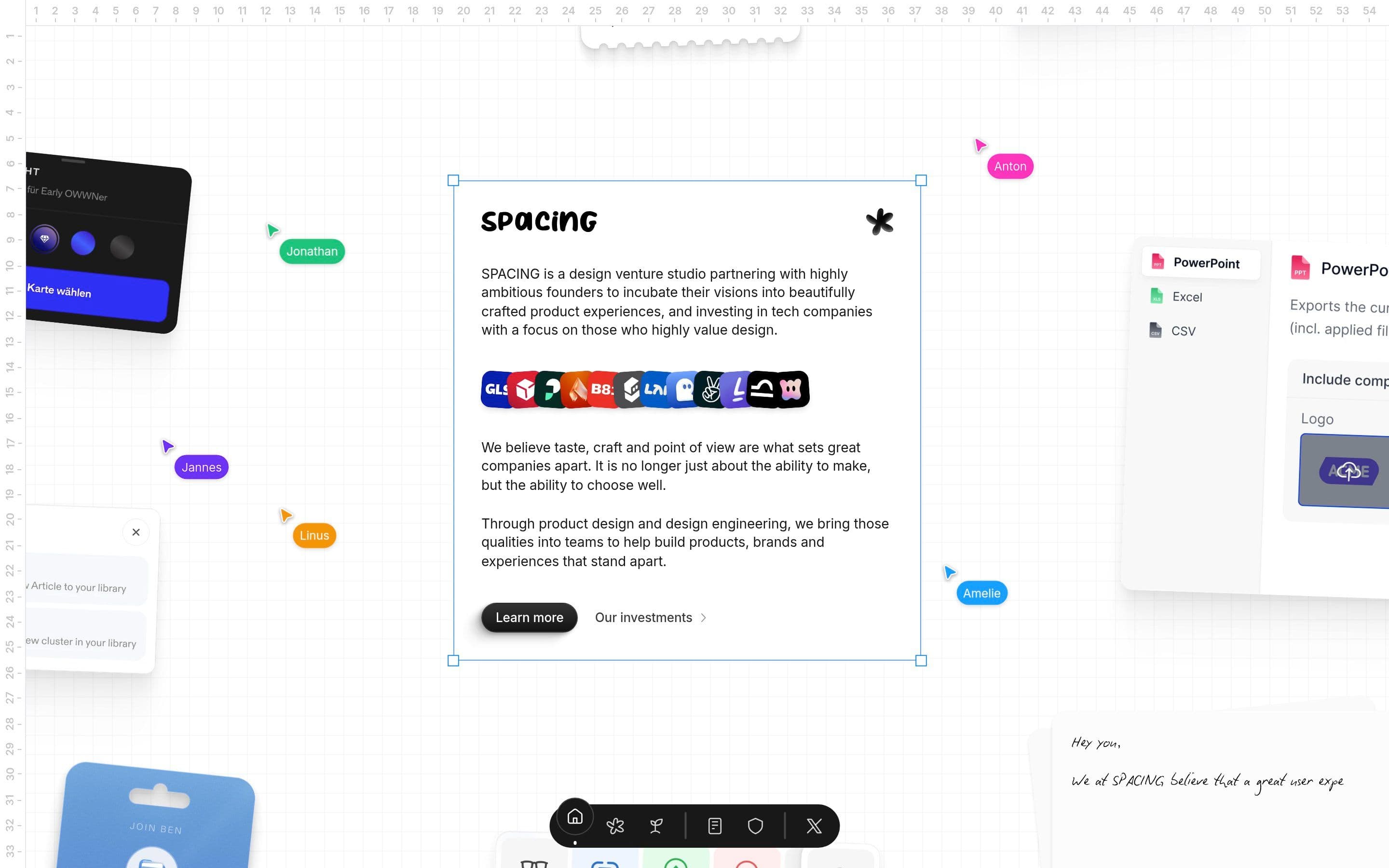 SPACING — Agency, Studio website design