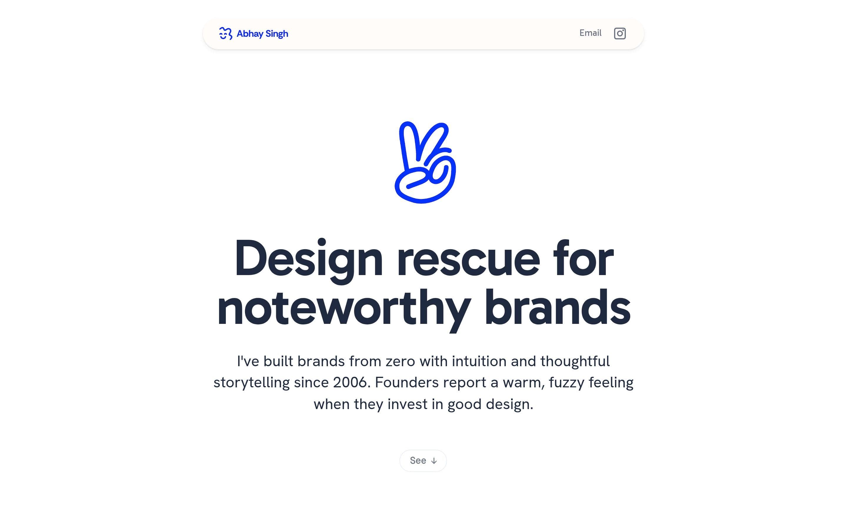 Abhay Singh — Designer, Graphic Designer website design