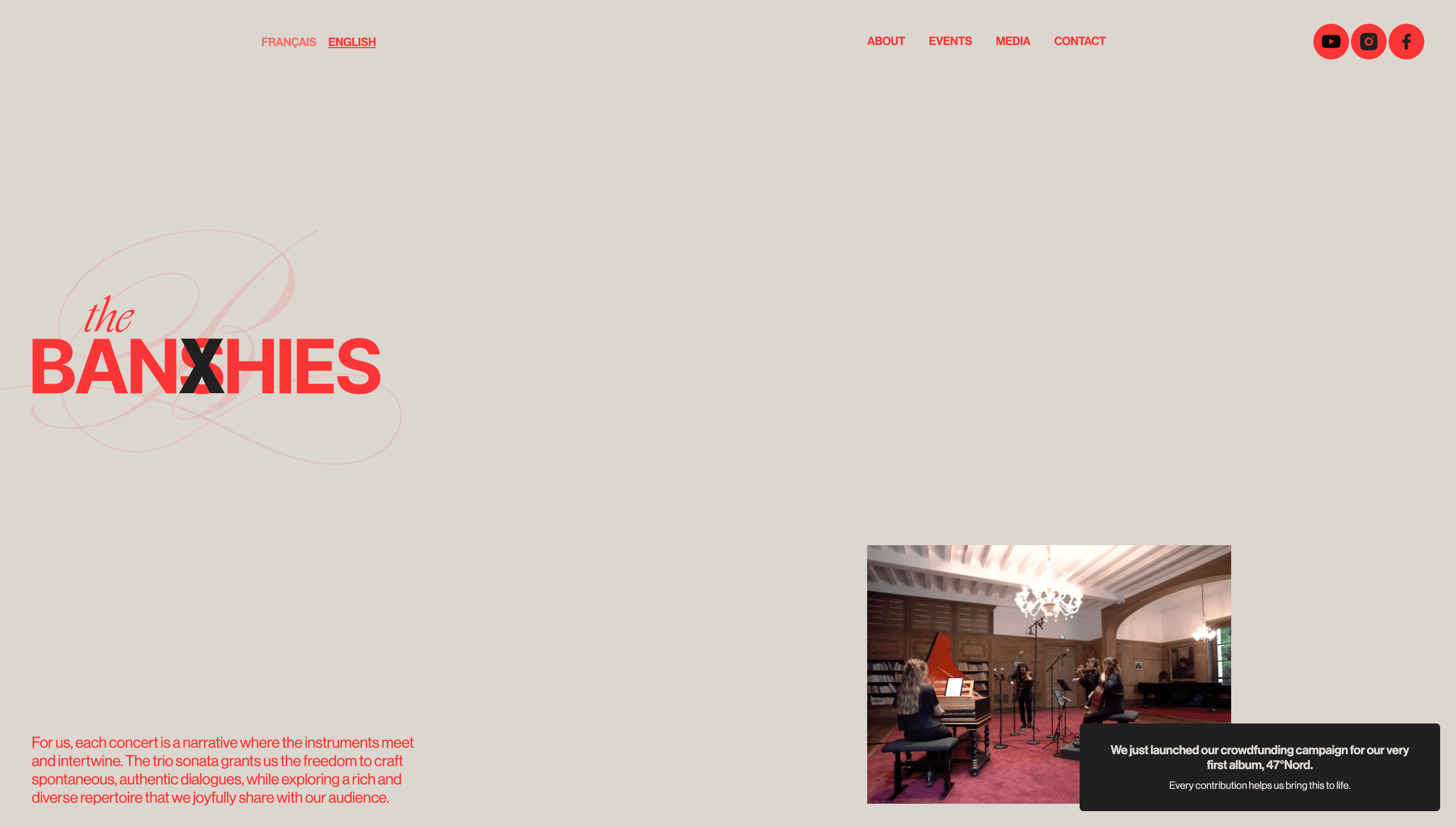 The BanXhies — Agency, Studio website design