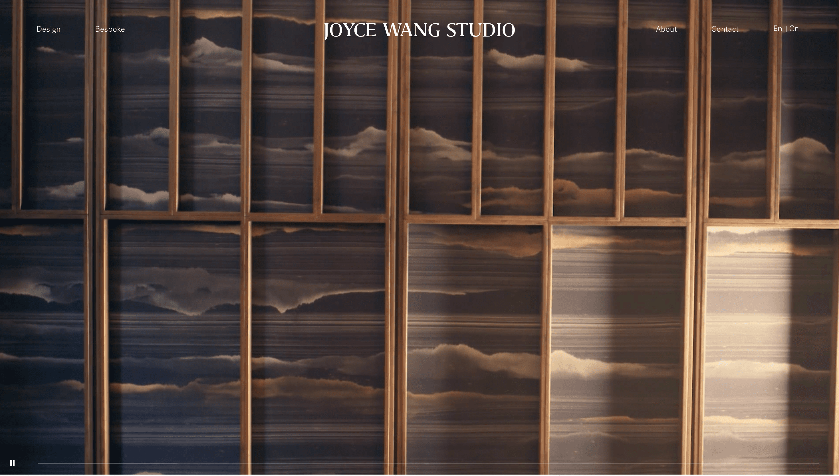 Joyce Wang Studio — Agency, Studio website design
