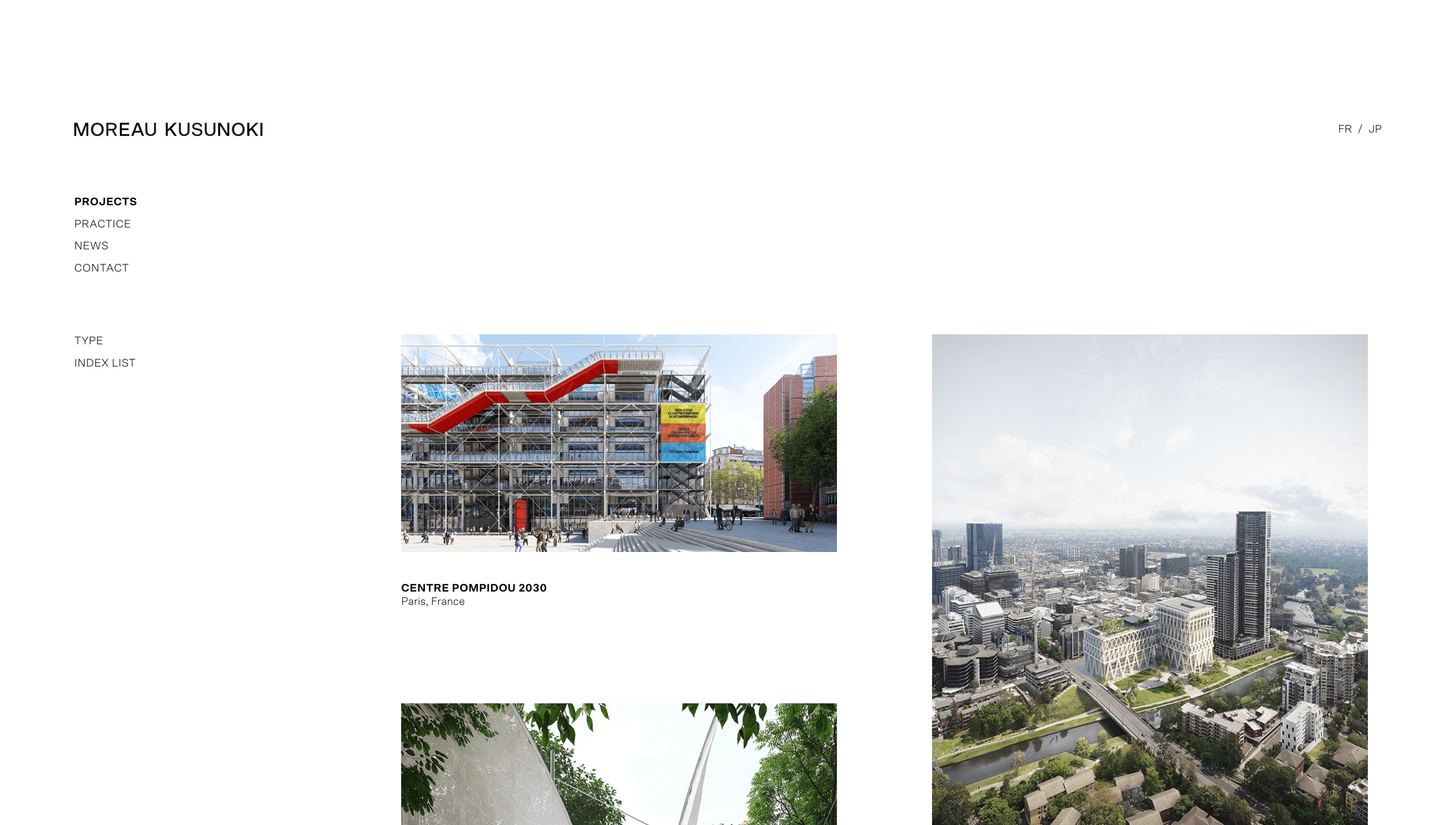 MOREAU KUSUNOKI — Agency, Studio website design