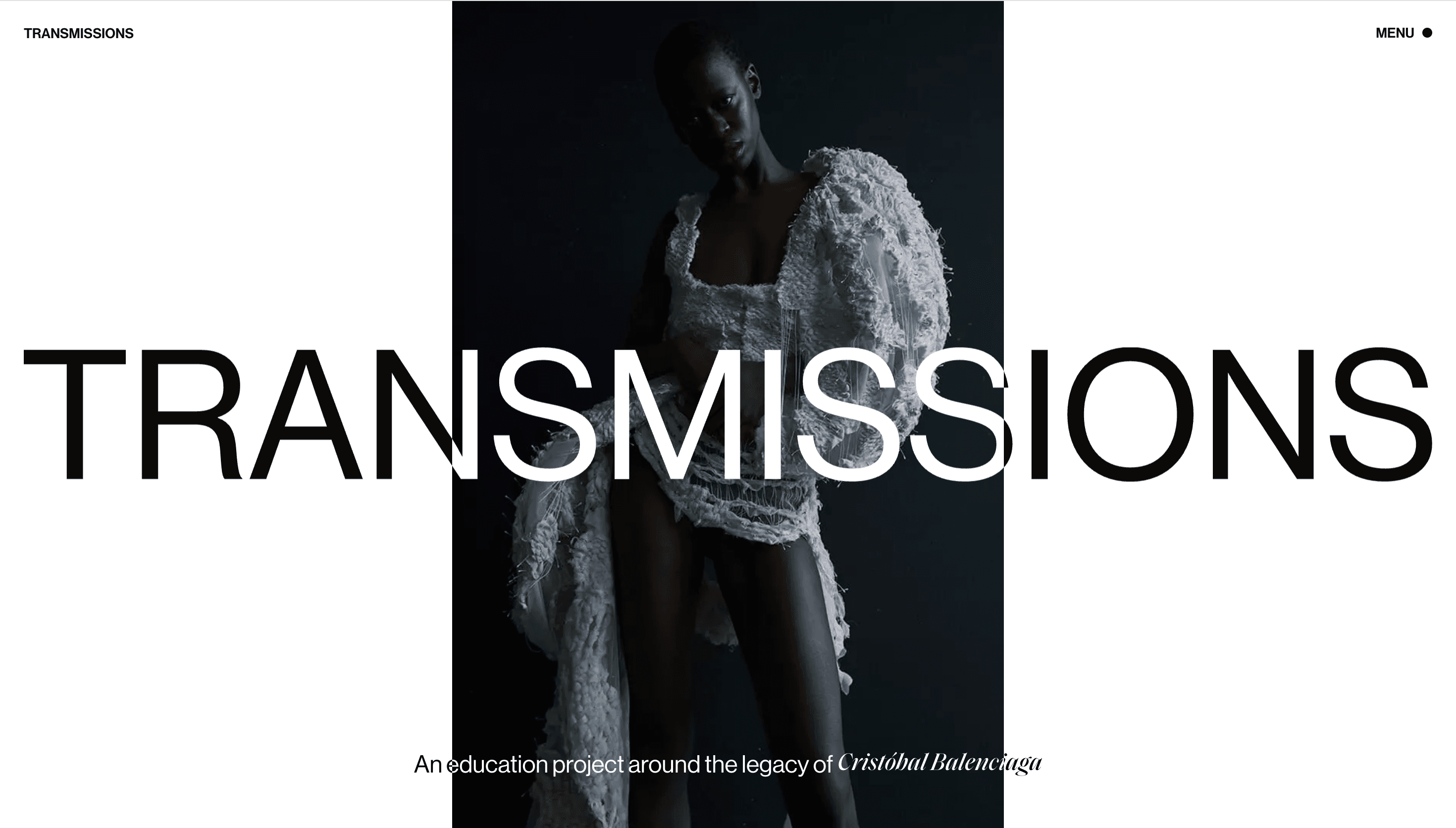 Transmissions CBM — Education, Fashion website design