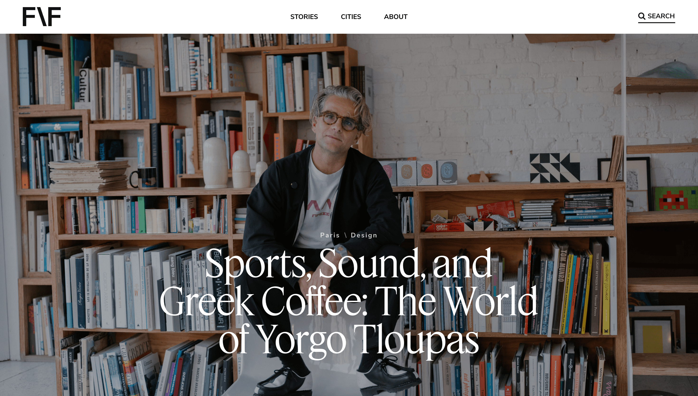 Friends of Friends — Community, Studio website design
