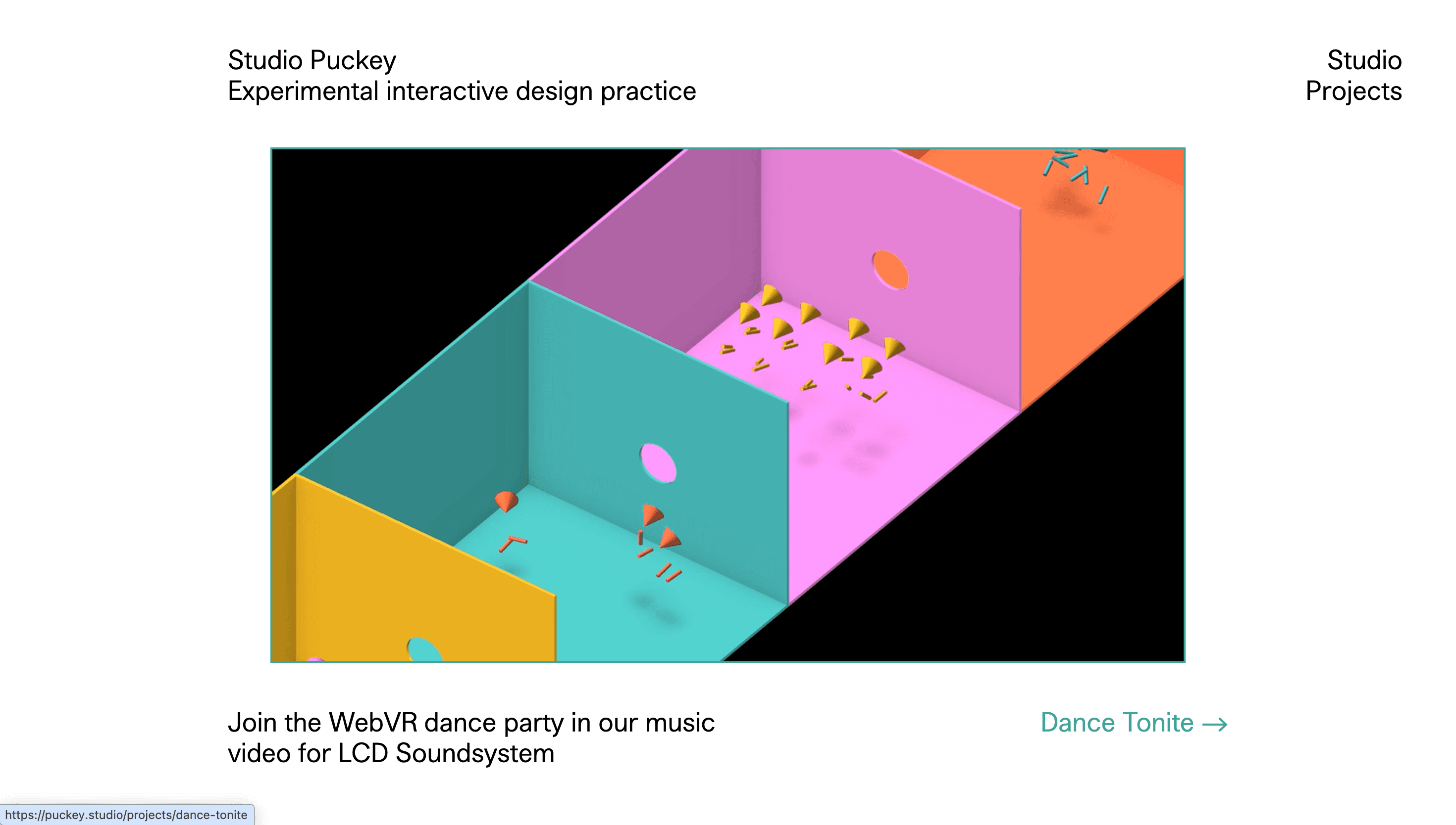 Studio Puckey — Studio, Animation website design