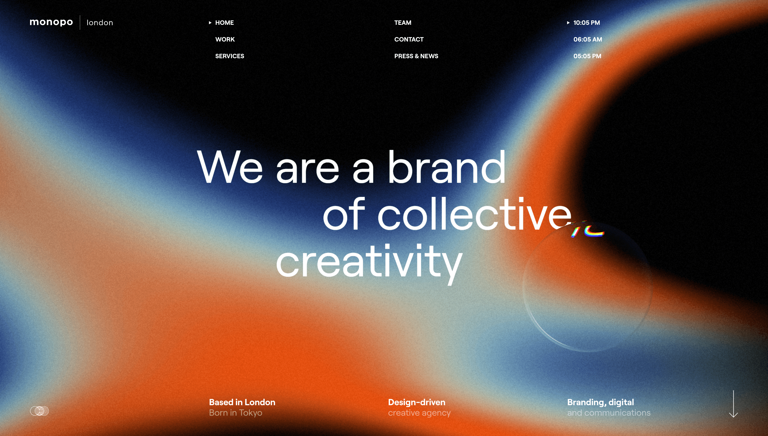 monopo london — Agency, Branding website design