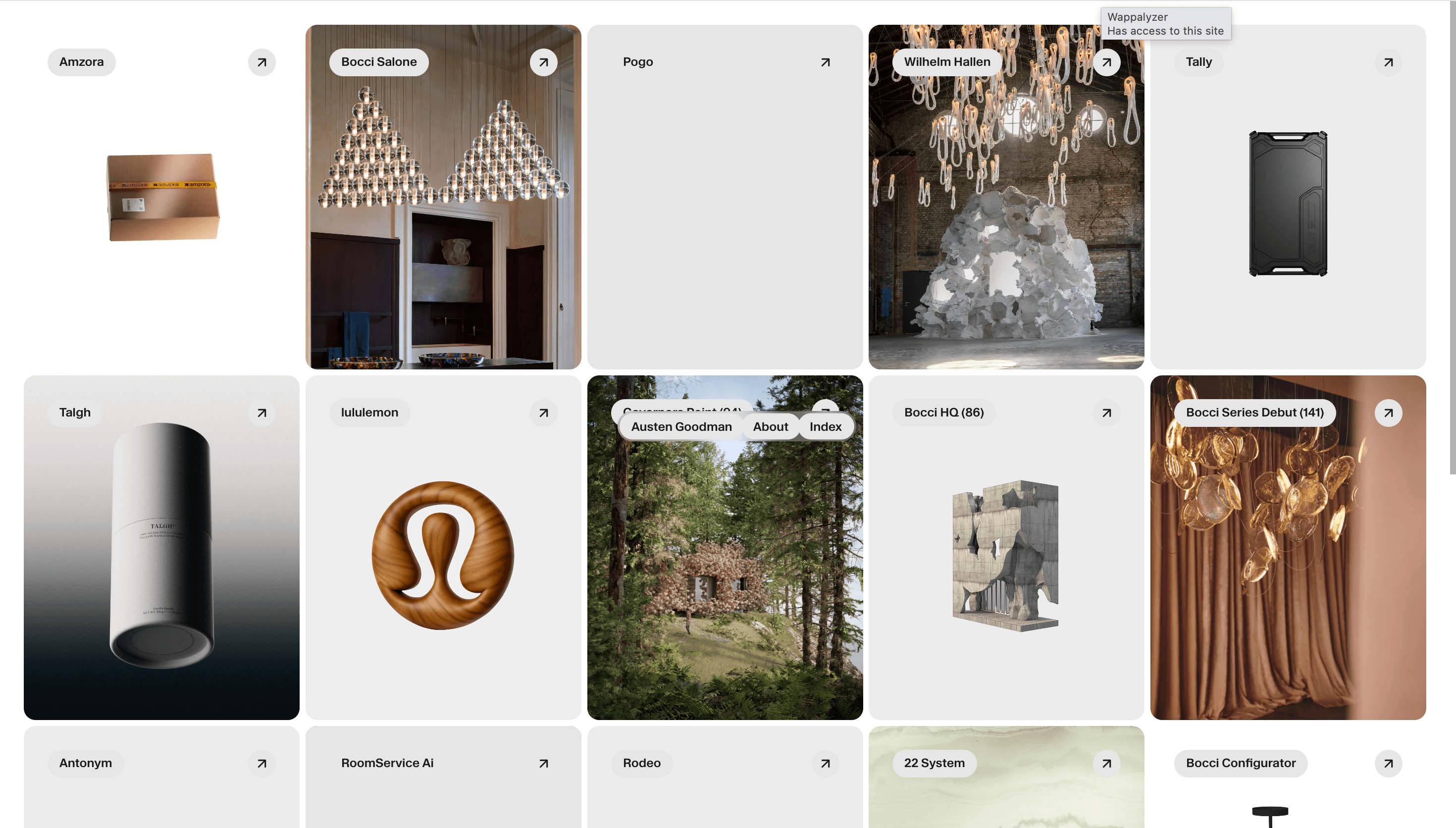 Austen — Designer, Portfolio website design