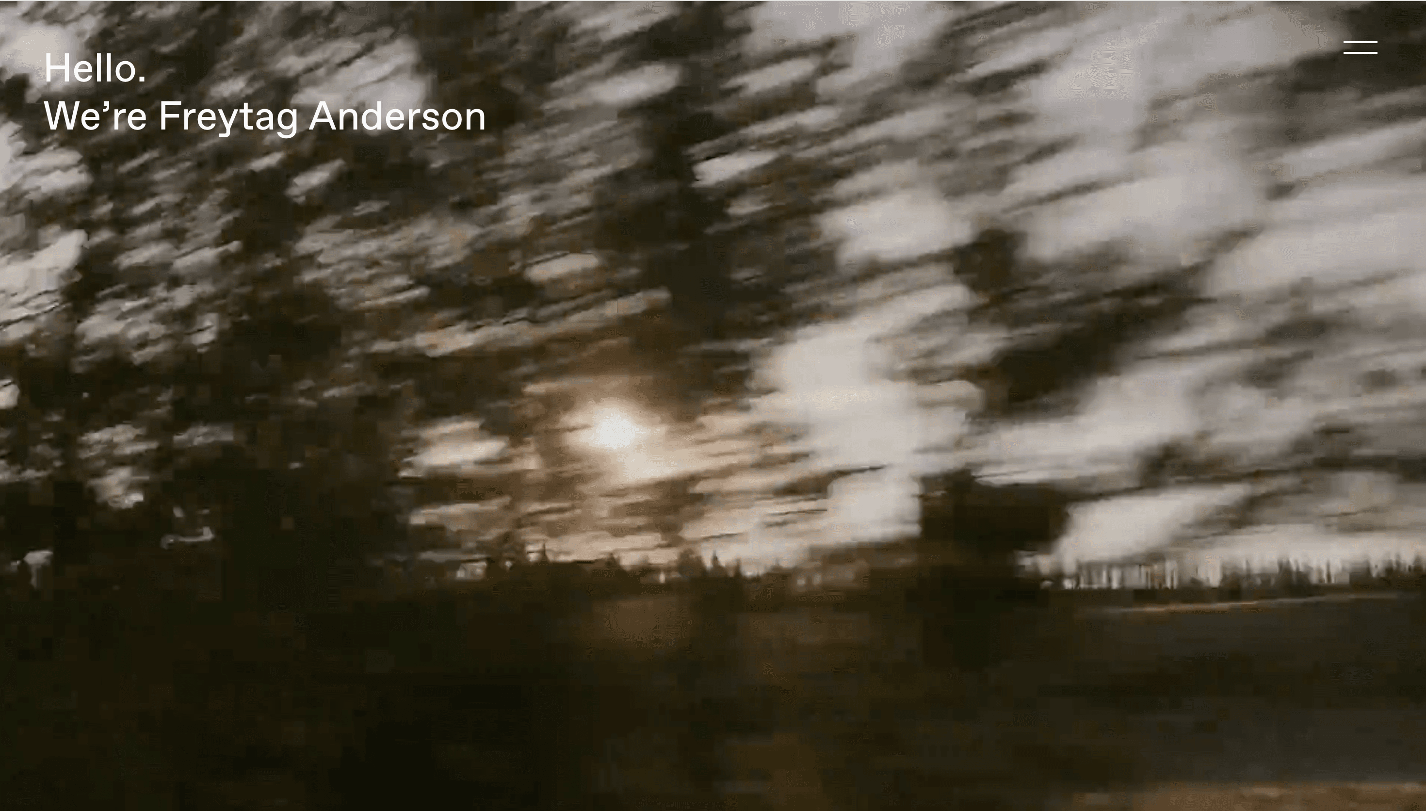 Freytag Anderson — Agency, Branding website design