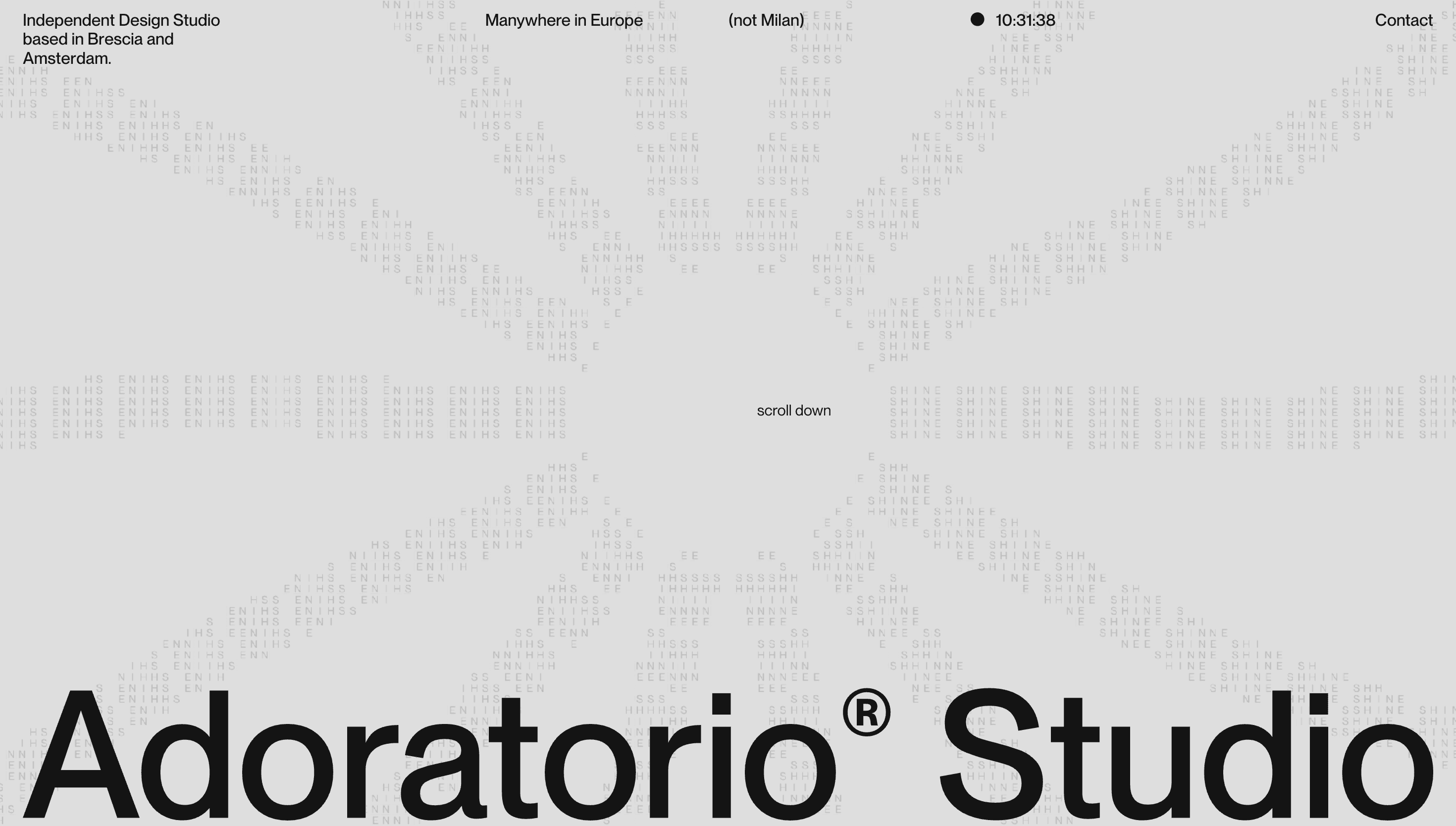 Adoratorio® Studio — Studio, Branding website design