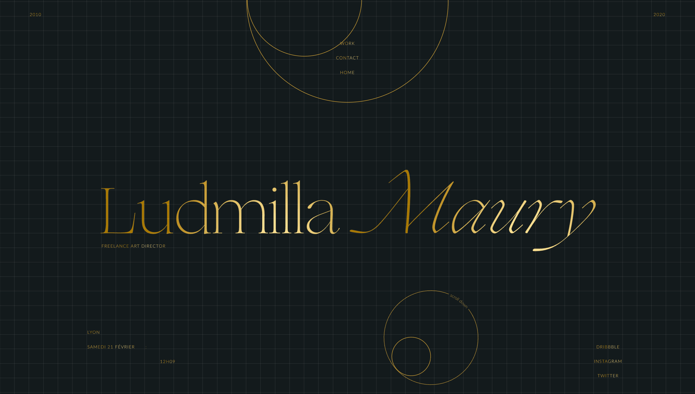Ludmilla Maury — Personal, Portfolio website design