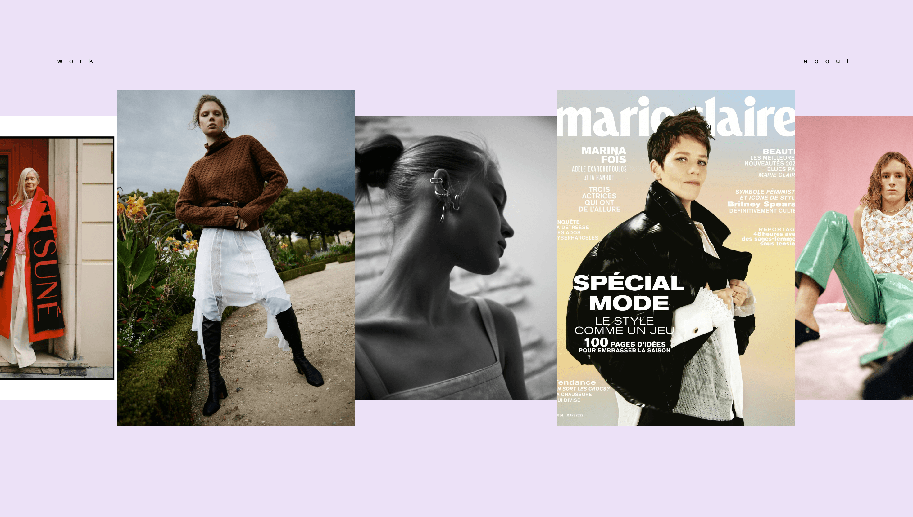 Julie Cristobal — Fashion, Designer website design