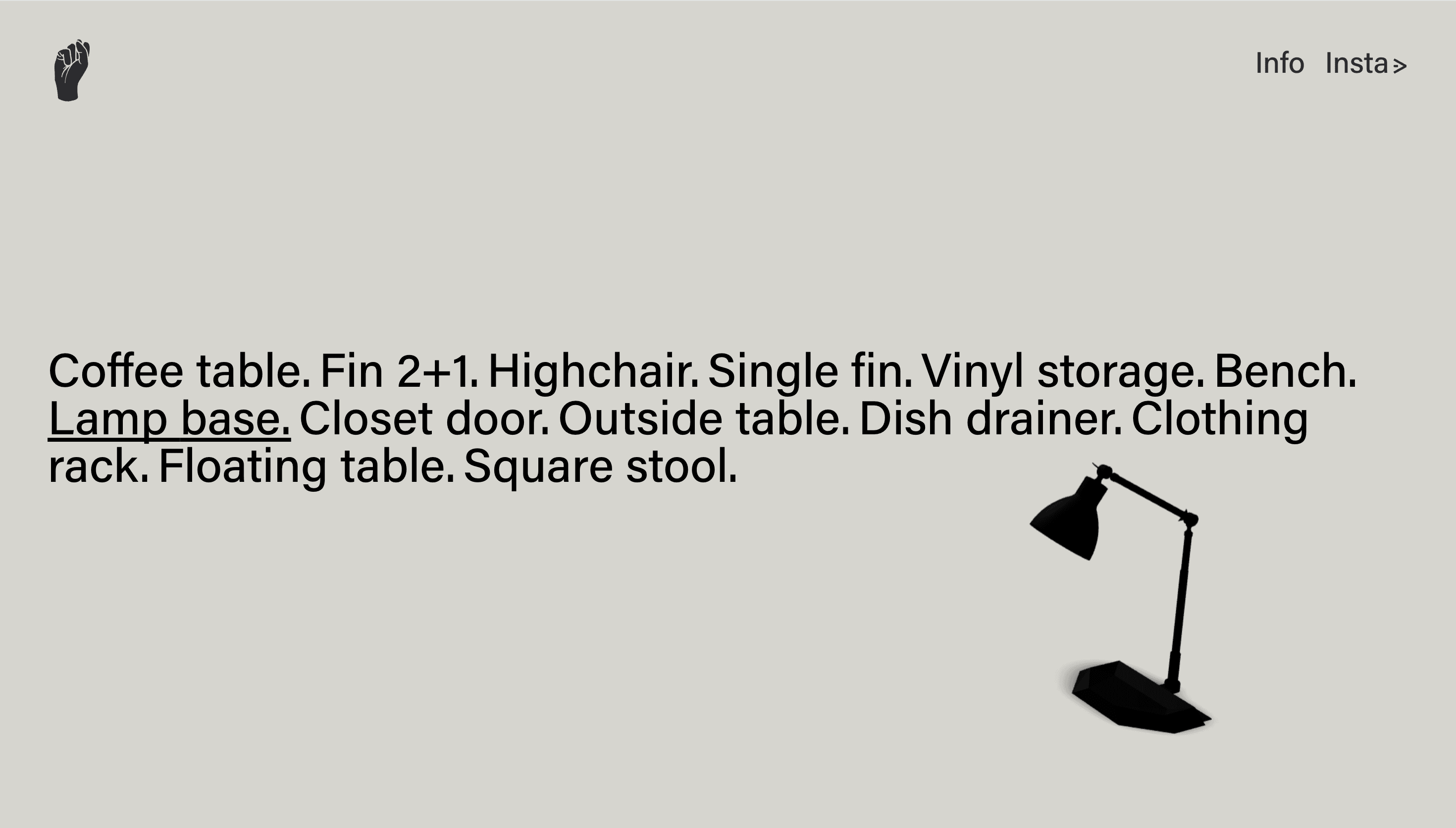 Souss Furniture — Art, Designer website design