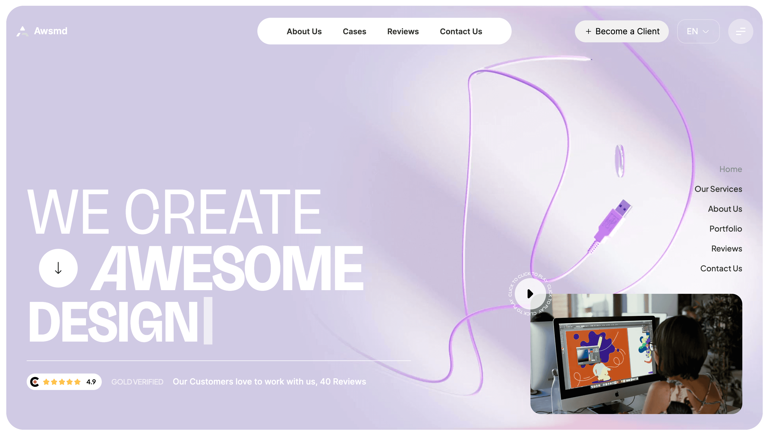 Awsmd — Agency, Web website design
