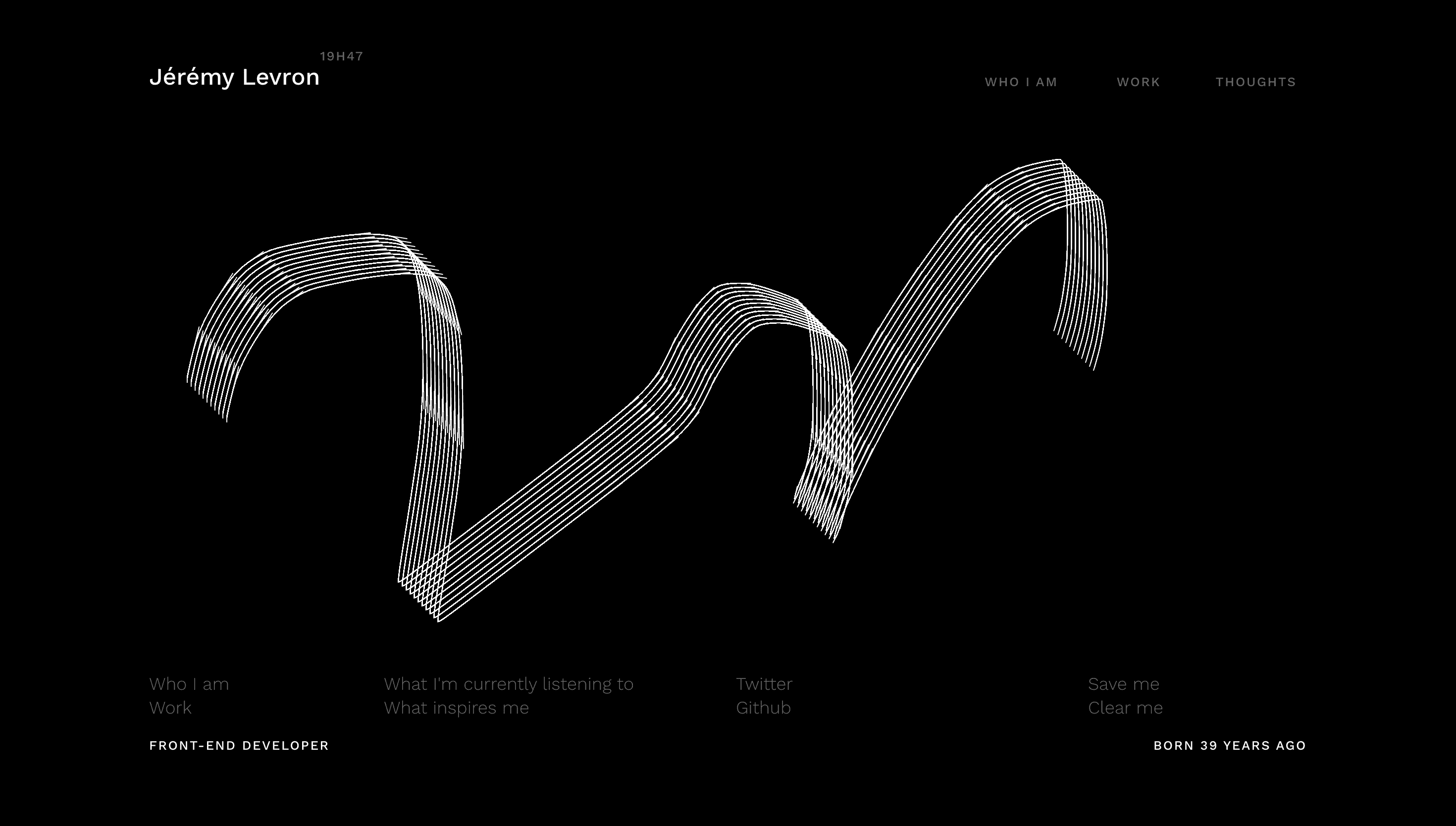 19h47 — Agency, Animation website design