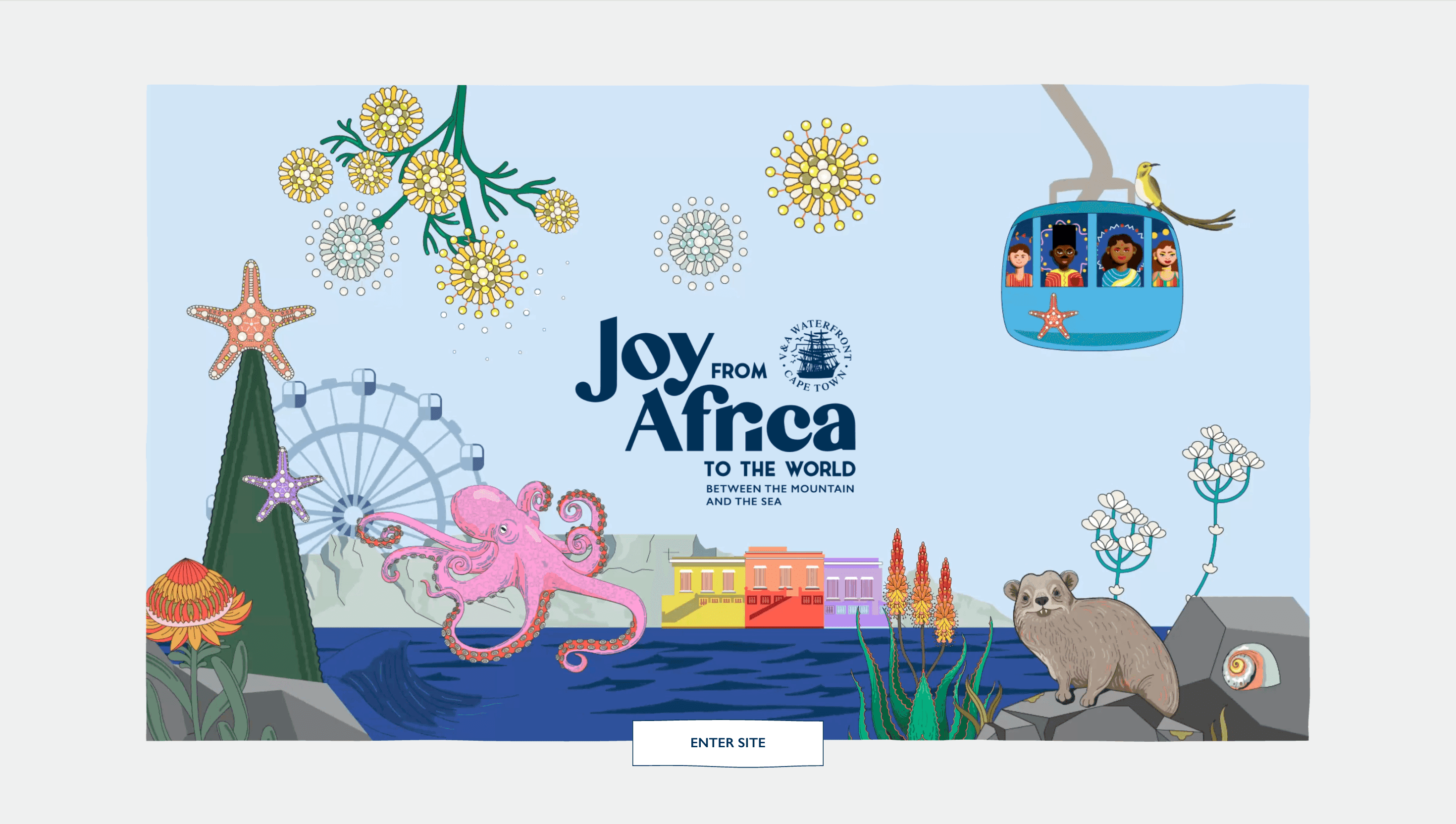 Joy From Africa — Storytelling, Interactive website design